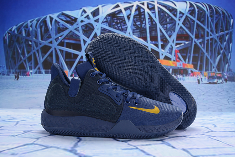 Nike KD Trey 6 Sea Blue Gold Shoes